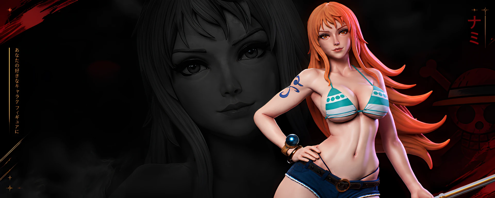 Action figure da Nami em destaque na capa da ARTELISE FIGURES